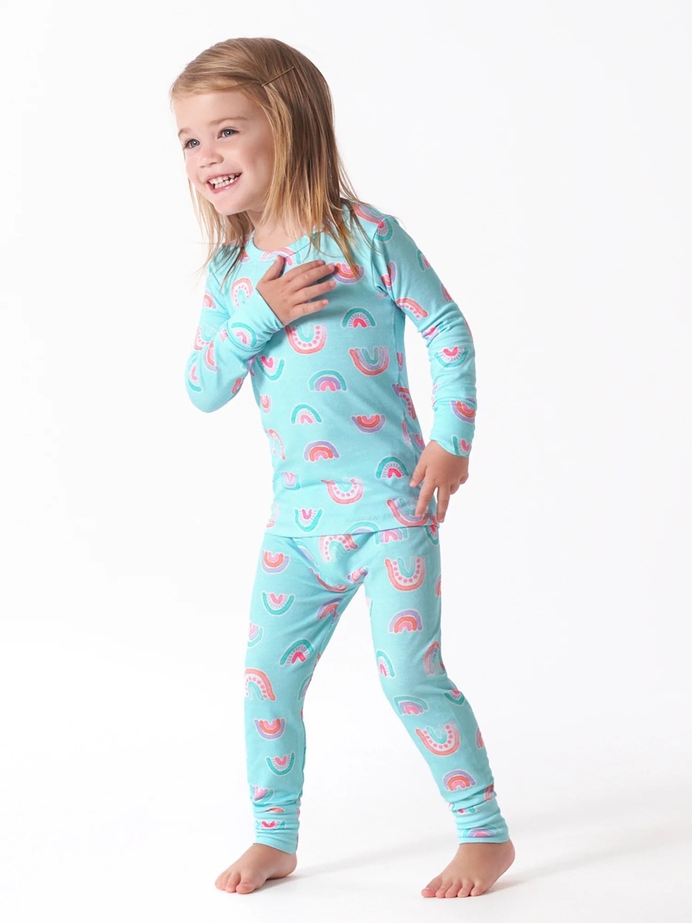 Gerber Two Piece Pajamas in Rainbow Sky